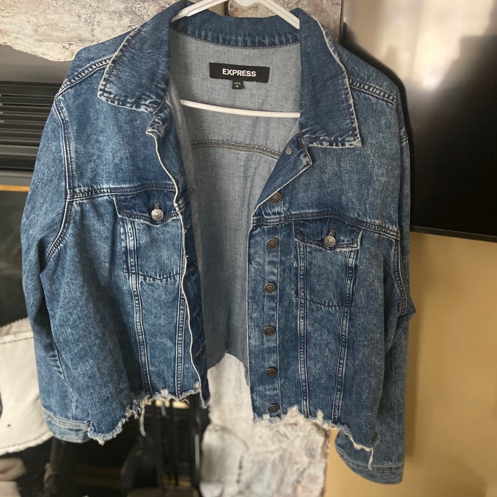 Distressed Jean Jacket